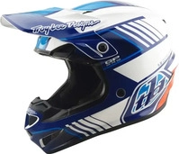 Troy Lee Designs Motocross-Helm GP Pro XS Segment - Blau