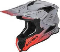 Acerbis Motocross-Helm Airstrike-X XS Grau/Rot