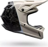 Fox Downhill MTB Helm Rampage RS M Splice - Kreide Grau