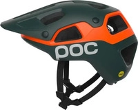 POC Enduro MTB-Helm Cularis Pure L Pargasite Green Matt/Fluorescent Orange Matt Gr&uuml;n