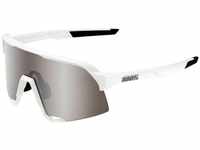 100% 100% MTB-Sportbrille S3 Matte White HiPER Silver - HiPER Silver Mirror Lens