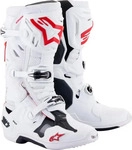 Alpinestars Motocross-Stiefel Tech 10 Supervented 44.5 Wei&szlig;/Rot