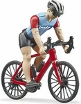 BRUDER Spielwaren + Bruder bworld Rennrad mit Radfahrer 63110