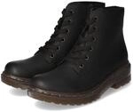 Rieker Stiefeletten - Gr. 36 - Schwarz - Synthetik