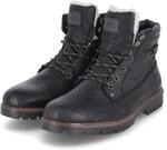 Rieker Winterboots - Gr. 44 - Schwarz - Leder und Synthetik