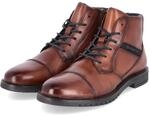 Bugatti Stiefeletten Braun - Gr. 40 - Leder und Textil