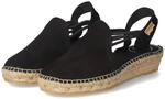 Toni Pons Espadrille-Sandalen NURIA - Gr. 36 - Schwarz - Rauleder