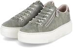 Rieker Slip-On-Sneaker - Gr. 36 - Gr&uuml;n - Kunstleder