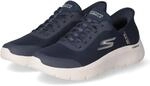 Skechers Low Sneaker GO WALK FLEX - Gr. 36 - Blau - Textil