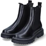 Tamaris Chelsea Boots - Gr. 36 - Schwarz - Glattleder