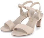 Tamaris Sandaletten - Gr. 36 - Beige - Textil