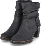 Rieker Stiefeletten - Gr. 39 - Schwarz - Kunstleder