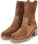 Paul Green Stiefeletten - Gr. 38 - Braun - Rauleder