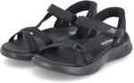 Skechers Slip-Ins Sandalen ILLUMINATE - Gr. 36 - Schwarz - Textil