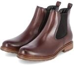 Tamaris Chelsea Boots - Gr. 37 - Braun - Leder & Textil