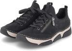 Rieker Low Sneaker - Gr. 36 - Schwarz - Textil & Synthetik