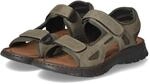 Rieker Sandalen - Gr. 40 - Gr&uuml;n - Textil & Synthetik