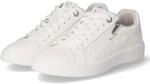 Tamaris Low Sneaker - Gr. 36 - Wei&szlig; - Leder und Synthetik
