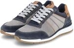 Bullboxer Low Sneaker - Gr. 41 - Blau - Leder & Textil