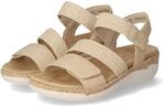 Remonte Sandalen Beige - Gr. 36 - Textil