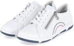 Rieker Halbschuhe - Gr. 36 - Wei&szlig; - Glattleder