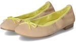 Tamaris Ballerinas - Gr. 36 - Beige - Leder & Textil