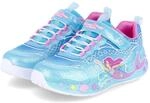 Skechers Low Sneaker MERMAID DREAMS - Gr. 27 - Blau - Textil & Synthetik