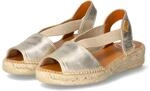 Toni Pons Espadrilles-Sandalen ETNA - Gr. 36 - Gold - Glattleder