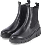 Tamaris Chelsea Boots - Gr. 37 - Schwarz - Leder & Textil
