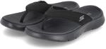 Skechers Zehentrenner HOLLY - Gr. 37 - Schwarz - Textil