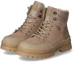Rieker Schn&uuml;rstiefeletten - Gr. 36 - Beige - Synthetik