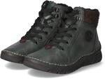 Rieker Schn&uuml;rboots Gr&uuml;n - Gr. 36 - Textil