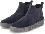Gabor Chelsea Boots - Gr. 38 - Blau - Rauleder