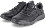 Waldl&auml;ufer Low Sneaker -JOHN - Gr. 43 - Schwarz - Leder