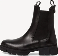 Tamaris 1-25901-41/003, Tamaris Stiefeletten - Gr. 36 - Schwarz - Leder & Textil
