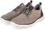 Rieker Slipper - Gr. 42 - Beige - Textil & Synthetik