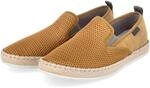 Rieker Espadrilles - Gr. 41 - Gelb - Leder & Textil