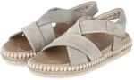 Gabor Espadrilles-Sandalen - Gr. 36 - Gr&uuml;n - Rauleder