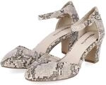 Tamaris Riemchenpumps - Gr. 36 - Beige - Textil