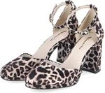 Tamaris Riemchenpumps - Gr. 36 - Braun - Textil