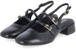 Tamaris Slingpumps - Gr. 37 - Schwarz - Kunstleder