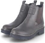 Rieker Chelseaboots - Gr. 36 - Braun - Kunstleder