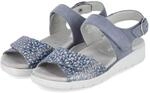 Semler Sandalen DUNJA - Gr. 37,5 - Blau - Rauleder