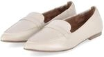 Tamaris Slipper - Gr. 37 - Beige - Glattleder