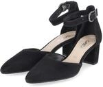 Gabor Riemchenpumps - Gr. 39 - Schwarz - Rauleder
