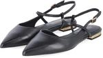 Tamaris Slingballerinas - Gr. 36 - Schwarz - Glattleder