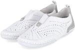 Rieker Barfu&szlig;schuhe - Gr. 36 - Wei&szlig; - Leder und Synthetik