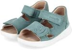 Superfit Sandalen LAGOON - Gr. 19 - Gr&uuml;n - Leder & Textil