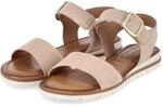Tamaris Sandalen - Gr. 37 - Beige - Rauleder