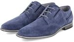 Bugatti Halbschuhe - Gr. 40 - Blau - Rauleder
